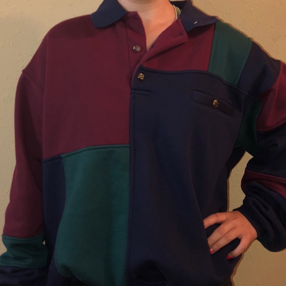 Vintage unisex pull over hoodie - Picture 2 of 6